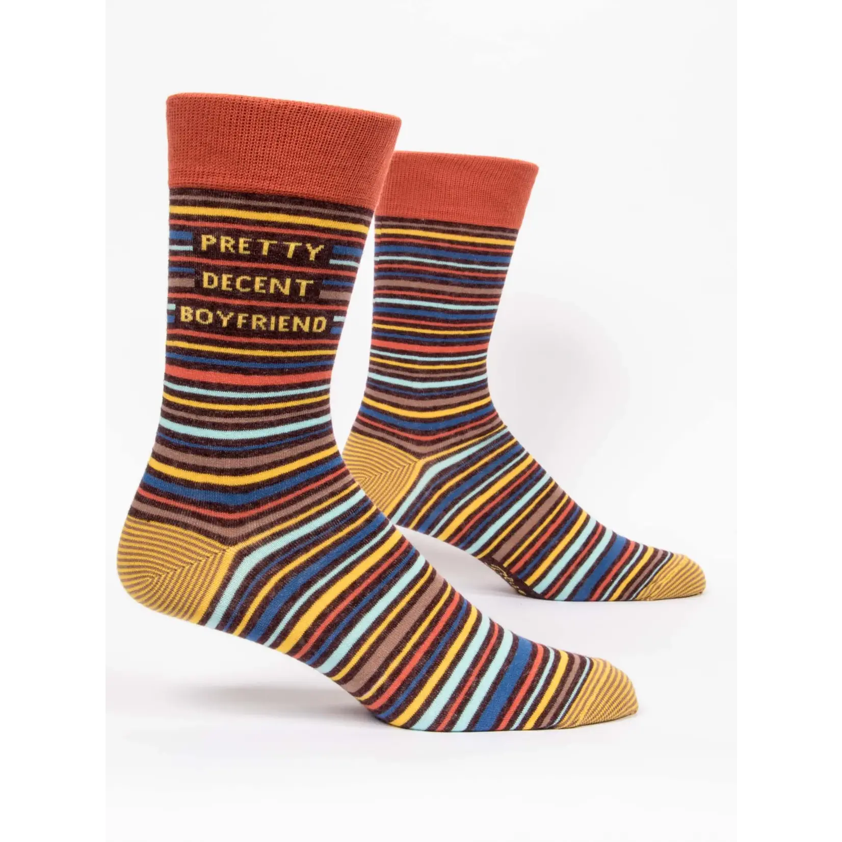 Blue Q Mens Socks - Pretty Decent Boyfriend