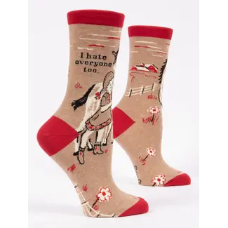 Blue Q Womens Socks - I Hate Everyone