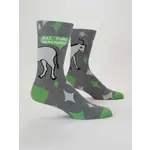 Blue Q Mens Socks - All Puns Intended
