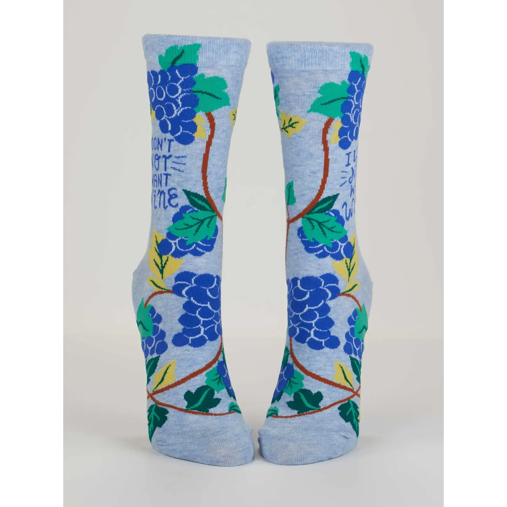 Blue Q Womens Socks - Don't Not Want Wine