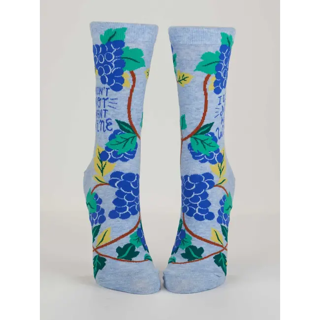 Blue Q Womens Socks - Don't Not Want Wine
