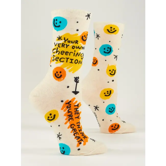 Blue Q Womens Socks - Cheering Section