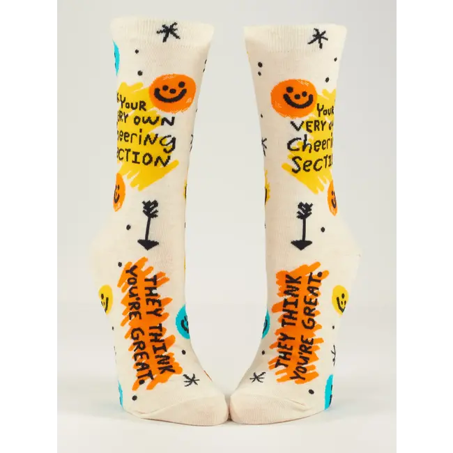 Blue Q Womens Socks - Cheering Section