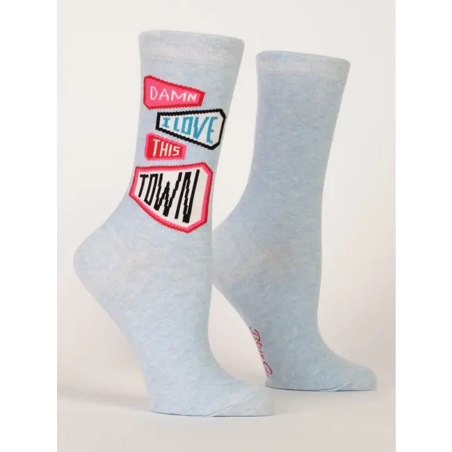 Blue Q Womens Socks - Love This Town