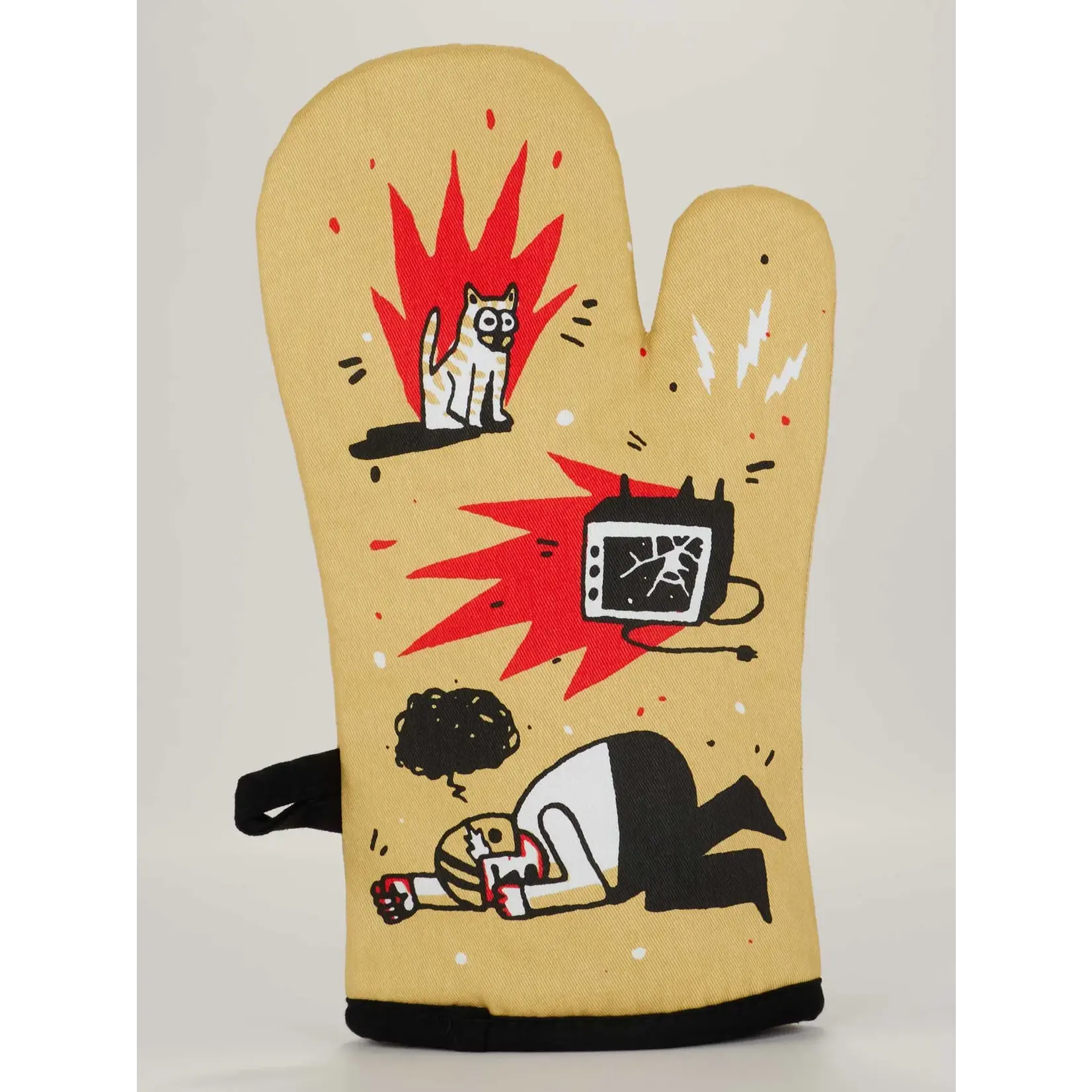 Blue Q Oven Mitt - Yell at Football