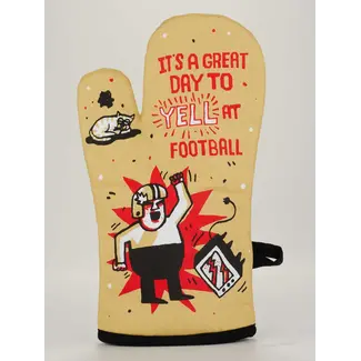 Blue Q Oven Mitt - Yell at Football