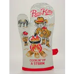 Blue Q Oven Mitt - Boss Kitty