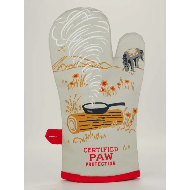 Blue Q Oven Mitt - Boss Kitty