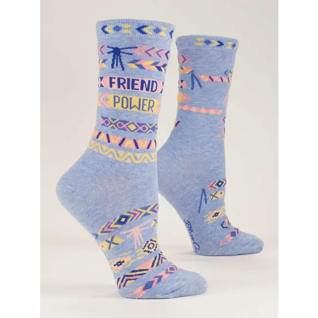 Blue Q Womens Socks - Friend Power