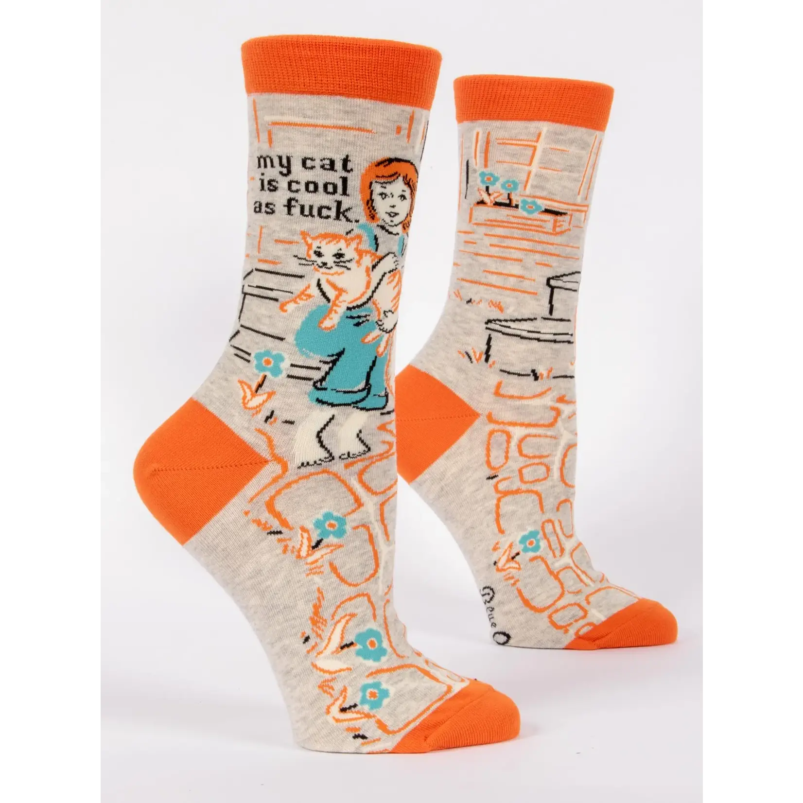 Blue Q Womens Socks - My Cat is Cool