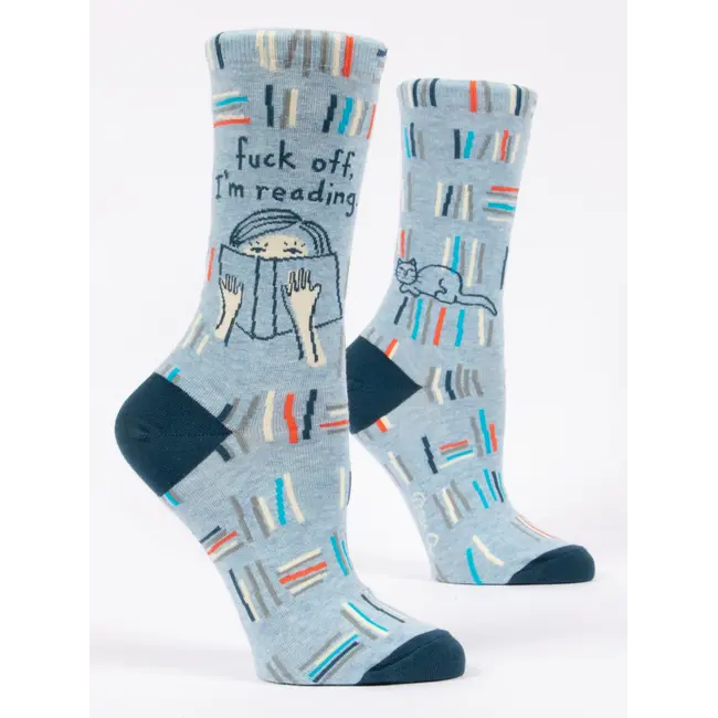 Blue Q Womens Socks - Fuck Off, I'm Reading