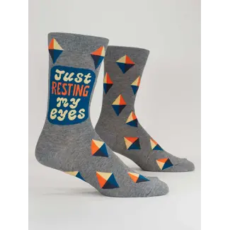 Blue Q Mens Socks - Resting My Eyes