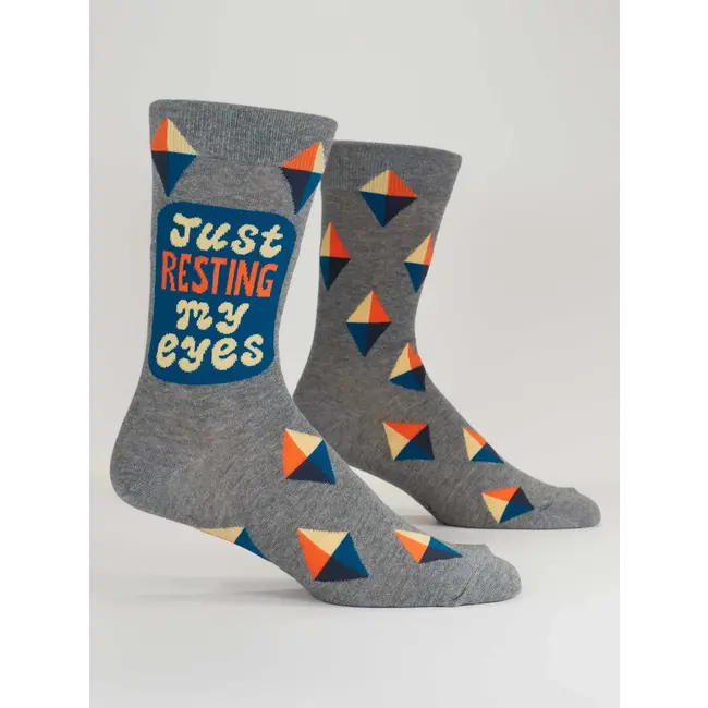 Blue Q Mens Socks - Resting My Eyes