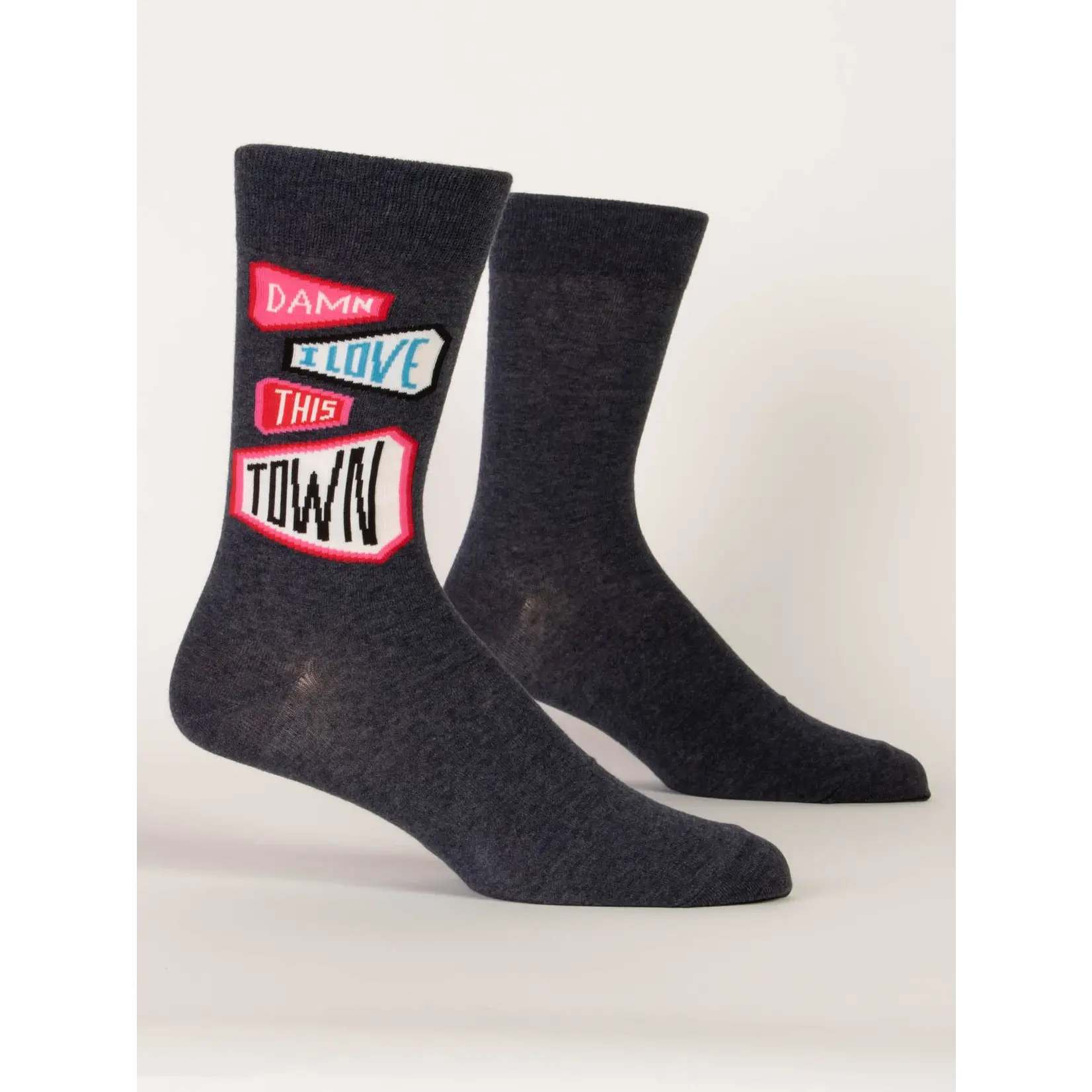 Blue Q Mens Socks - Love This Town