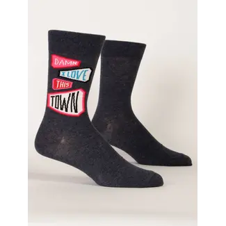 Blue Q Mens Socks - Love This Town