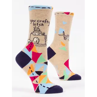 Blue Q Womens Socks - You Crafty Bitch
