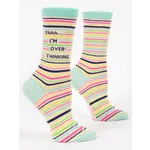 Blue Q Womens Socks - Shhh...I'm Overthinking