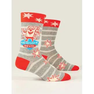 Blue Q Mens Socks - Handsome Devil