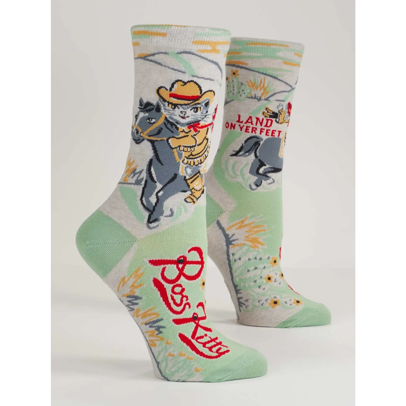 Blue Q Womens Socks - Boss Kitty