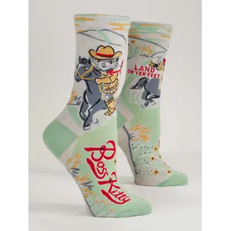 Blue Q Womens Socks - Boss Kitty