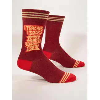 Blue Q Mens Socks - Teachers Rock