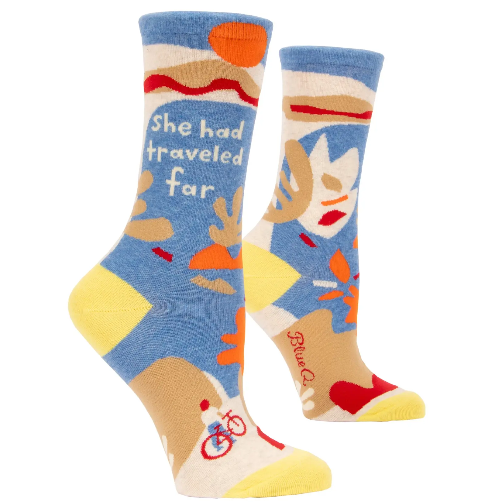 Blue Q Womens Socks - She Had Traveled Far