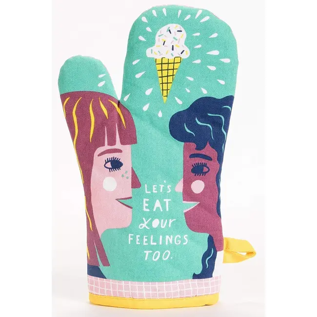 Blue Q Oven Mitt - Let's Eat Your Feelings