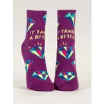 Blue Q Womens Socks - It Takes a Bitch