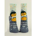 Blue Q Womens Ankle Socks - All Due Respect
