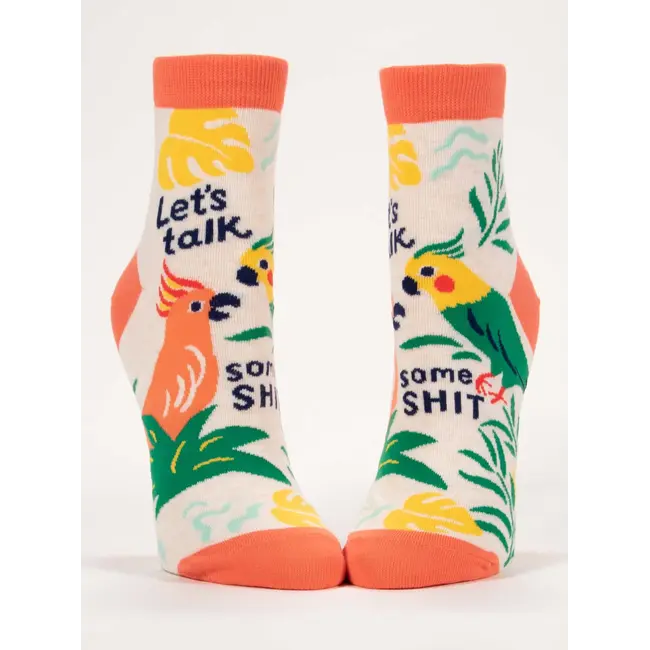 Blue Q Womens Ankle Socks - Talk Some Shit