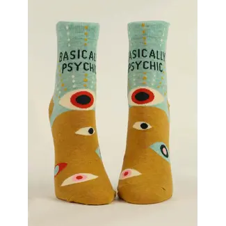 Blue Q Womens Ankle Socks - Basically Psychic