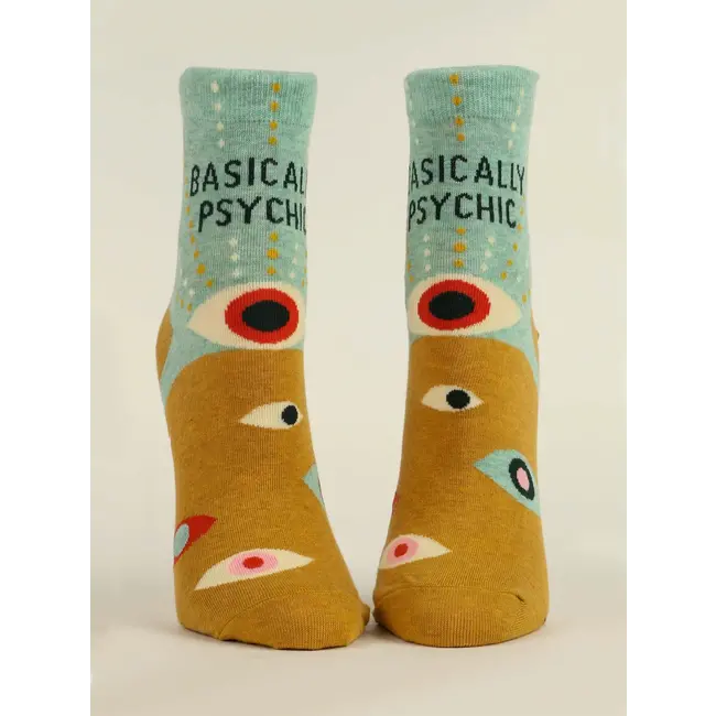 Blue Q Womens Ankle Socks - Basically Psychic