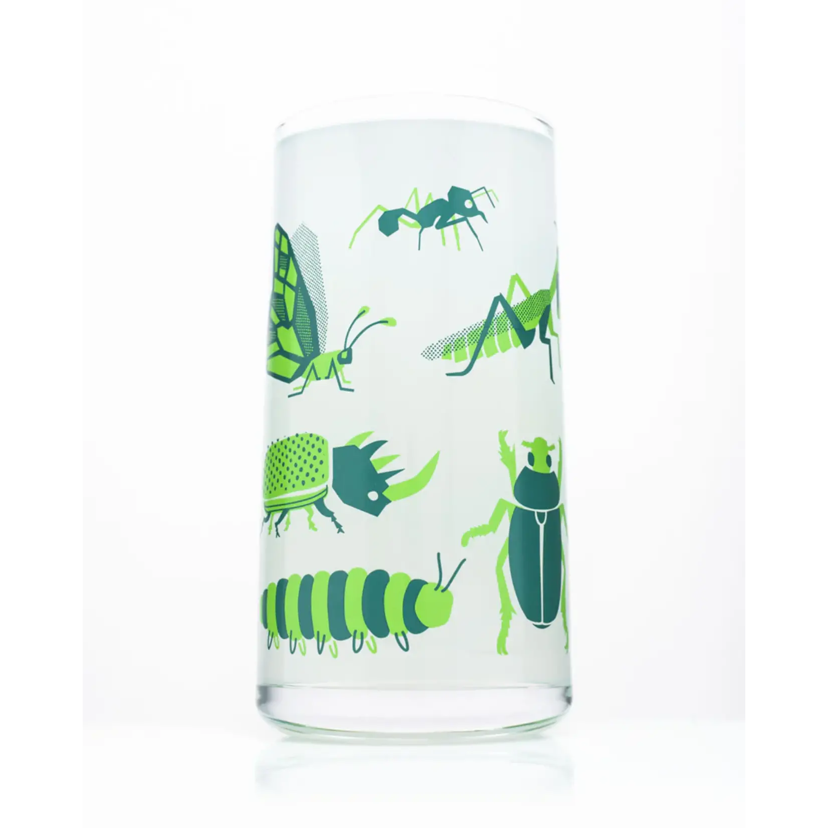 Drinking Glass - Retro Insects
