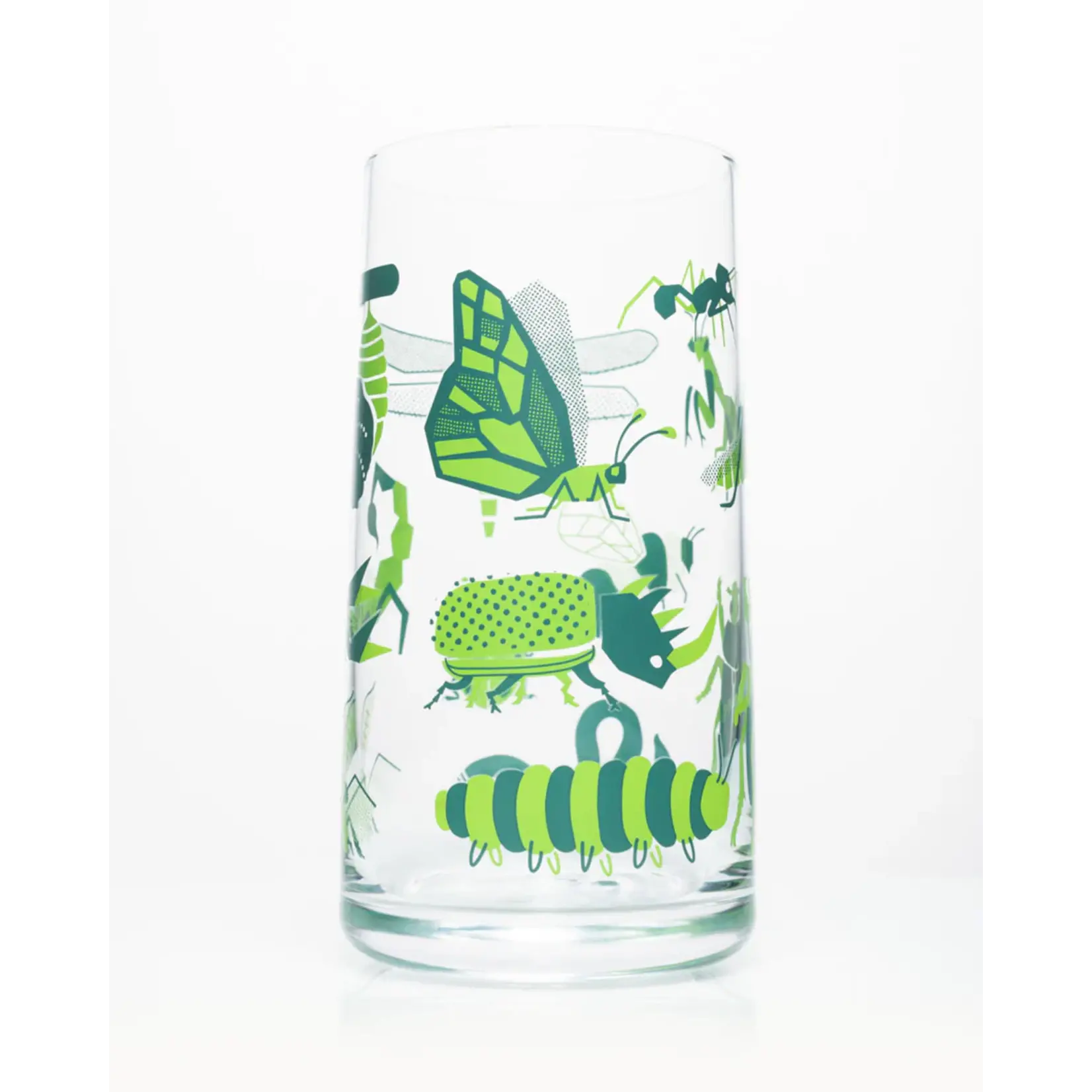 Drinking Glass - Retro Insects