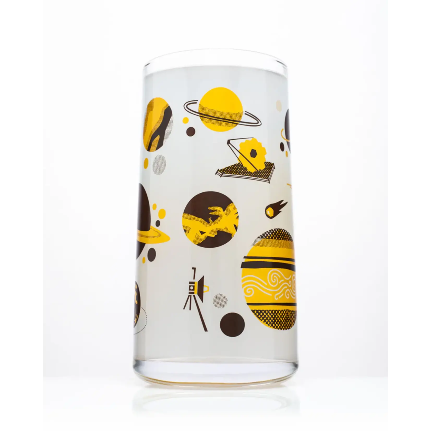 Drinking Glass - Retro Space