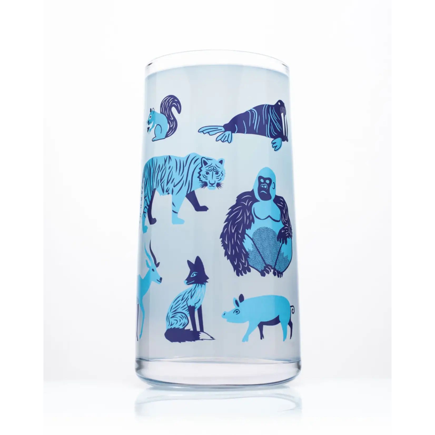 Drinking Glass - Retro Mammals