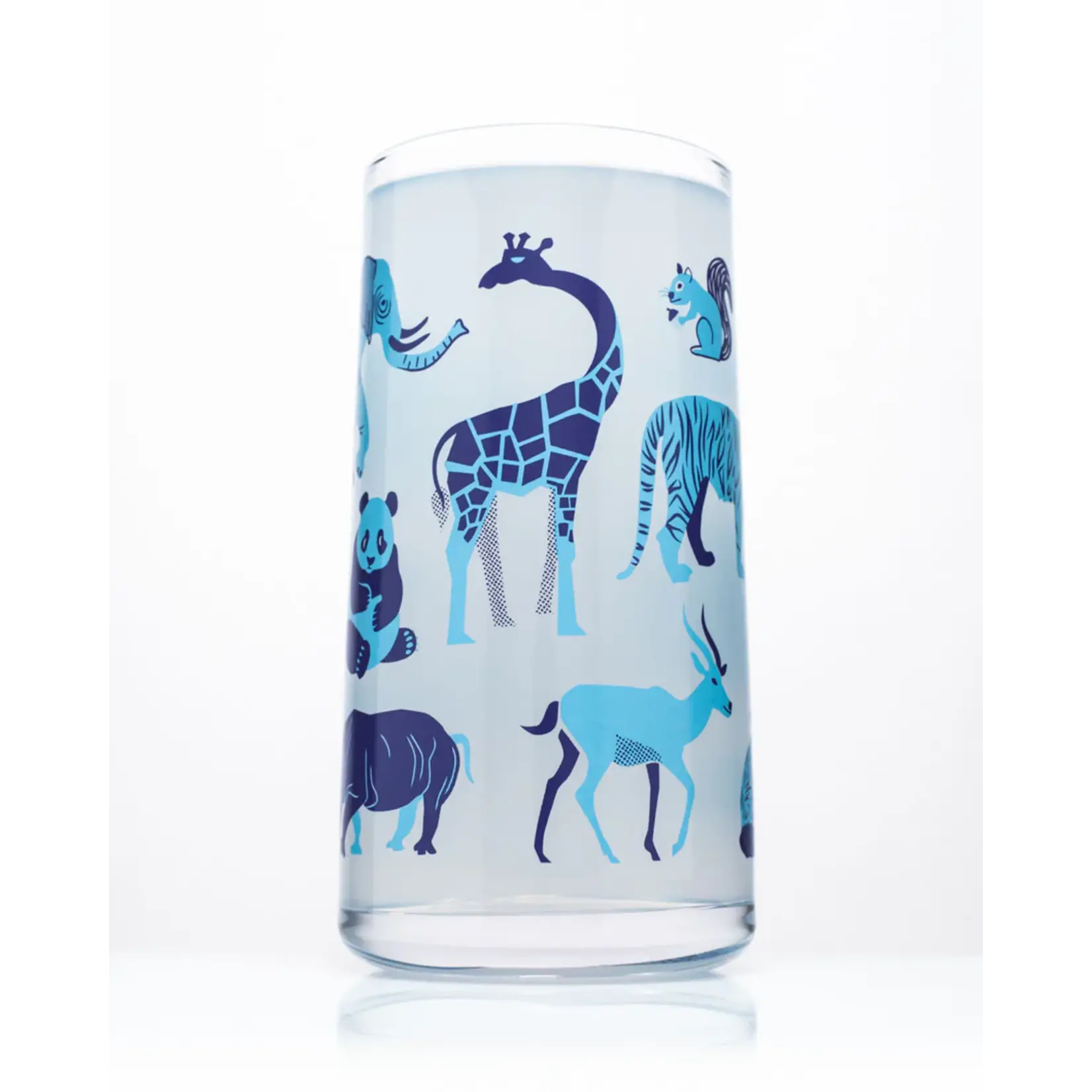 Drinking Glass - Retro Mammals