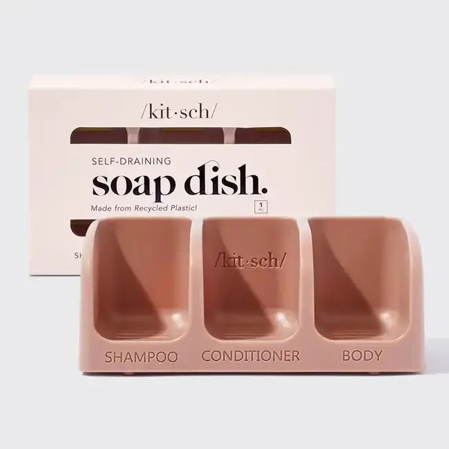 Self-Draining Soap  Dish - Terracotta