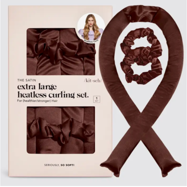 Satin Heatless Curling Set