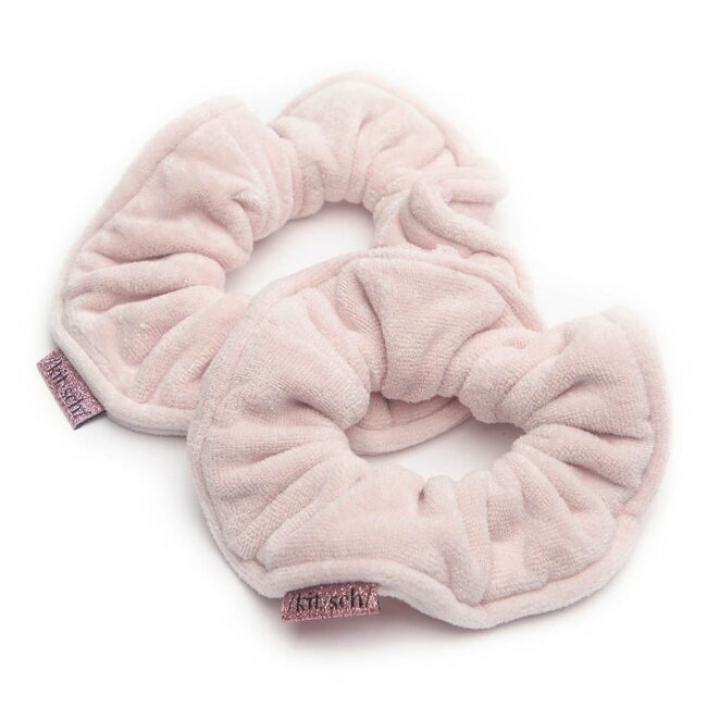 Microfiber Towel Scrunchies Blush - 2 Pack