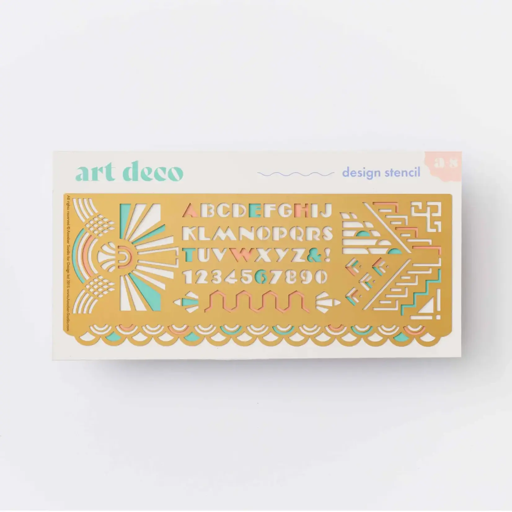 Art Deco Craft Stencil