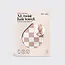 Extra Large Quick-Dry Hair Towel Wrap - Terracotta Checker