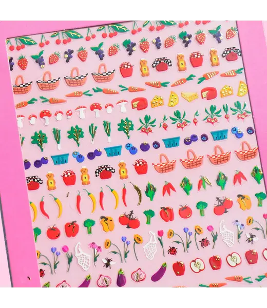Nail Art Stickers -  Farmer's Market