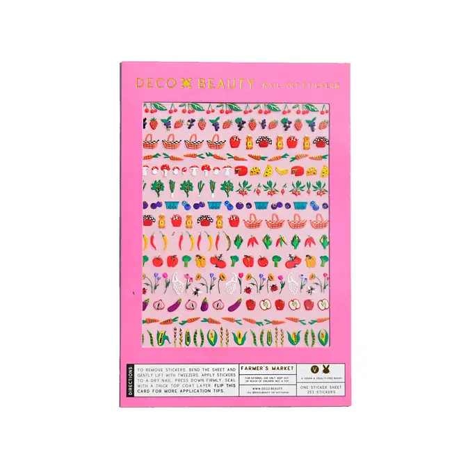 Farmer's Market Nail Art Stickers