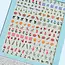 Picnic Paris Nail Art Stickers