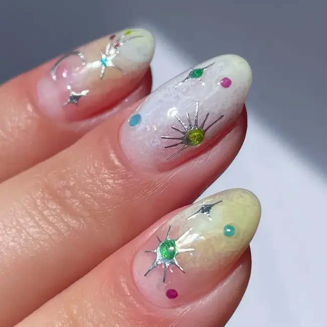 Nail Art Stickers -  Sparkle