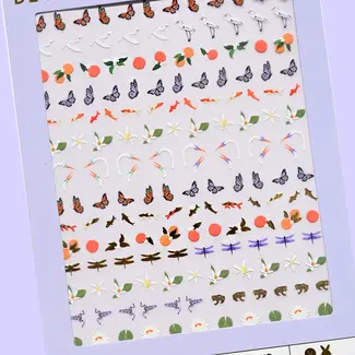 Nail Art Stickers -  Lily Pond