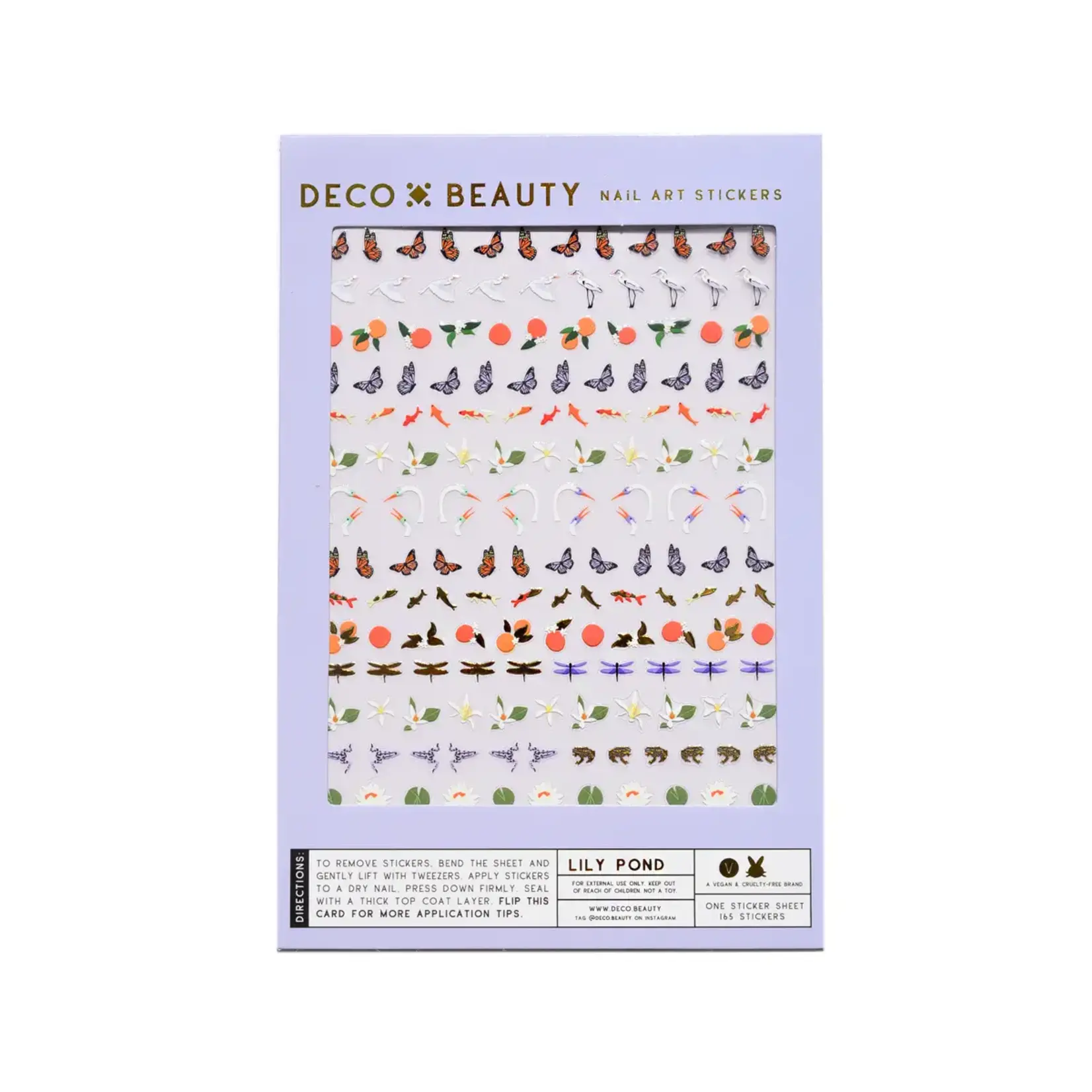 Nail Art Stickers -  Lily Pond