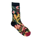 Flora Fauna Sheer Socks - Tropical Birds