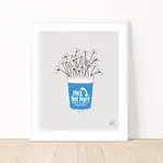 A Lil Too Ironic Print Shop He's Not Here Print - 8x10
